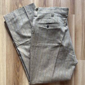 Vtg Levi’s Sta-Prest Slacks Young Men’s 1960s 1970s Talon Pinstripe USA 34 X 29